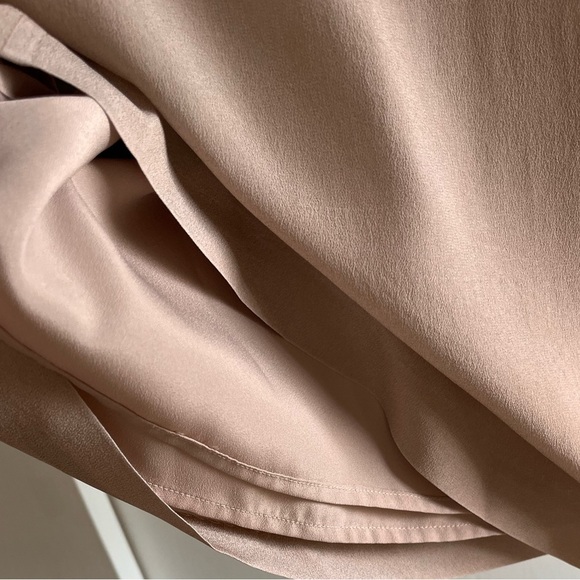 Joie Dress Small Silk Beige Sand Size Small Cap Sleeve Lined - Picture 5 of 7